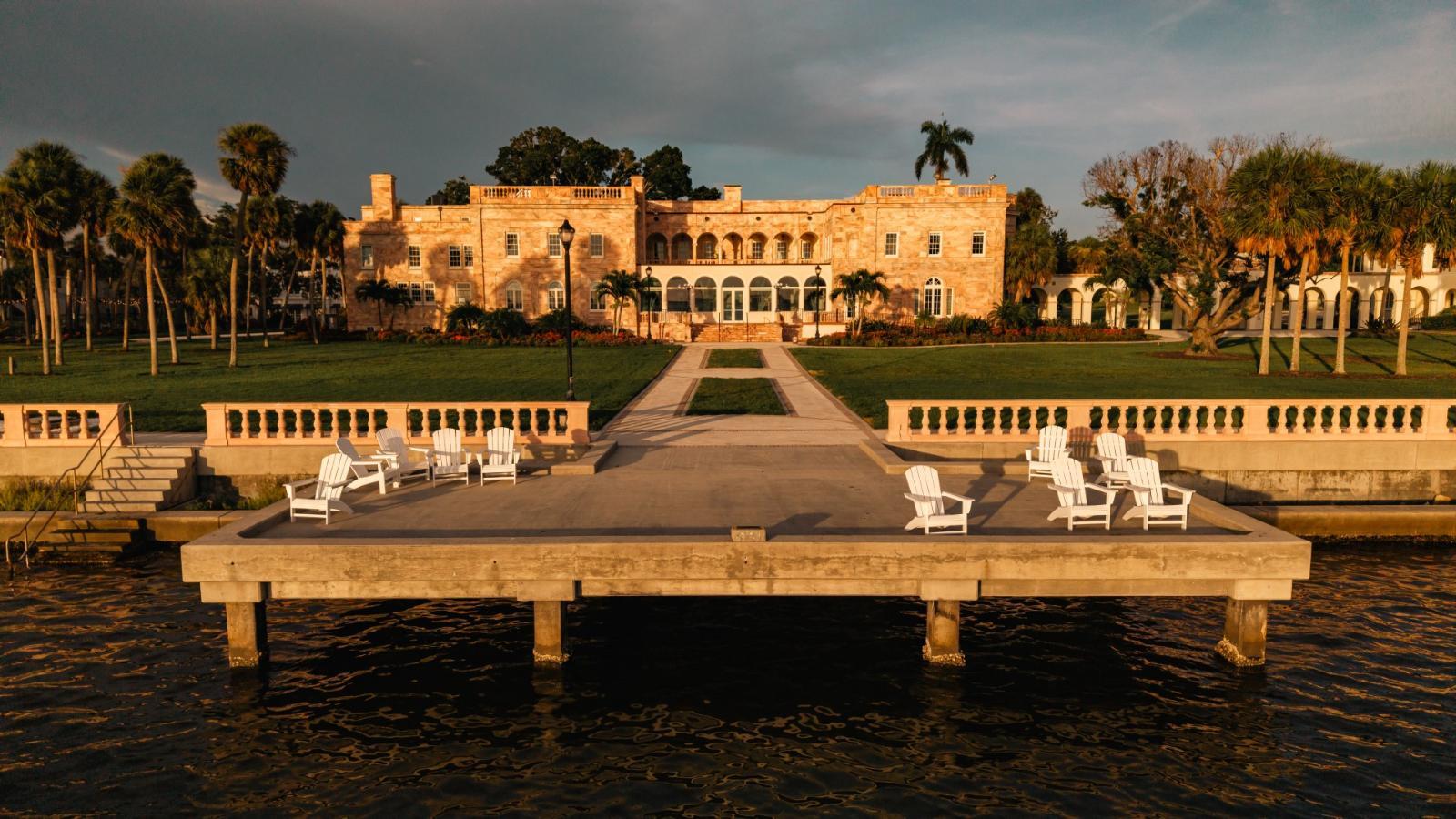 College Hall on Sarasota Bay